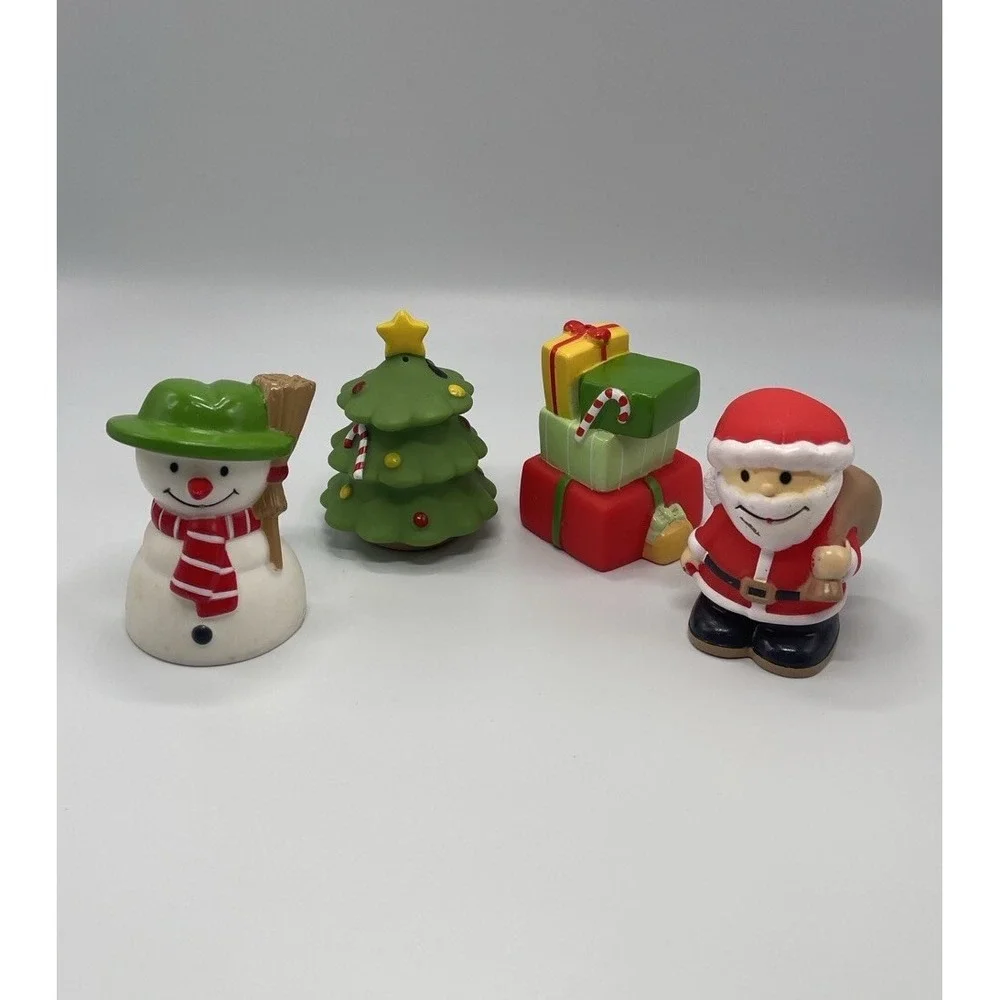 🏝️ Elegant Baby Christmas Party Squirtie Bath‎ Set of 4